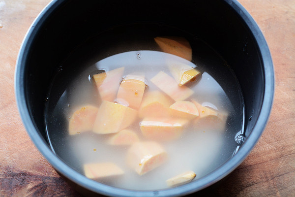 红薯杂菇炊饭步骤9