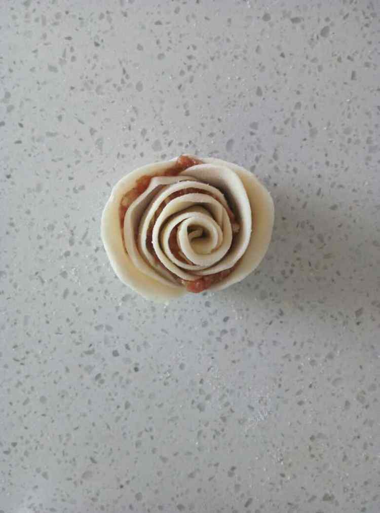 玫瑰煎饺步骤8