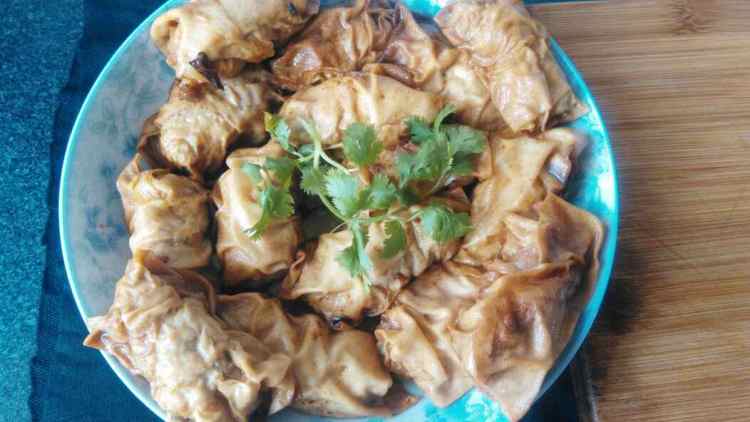 百叶结包肉步骤8