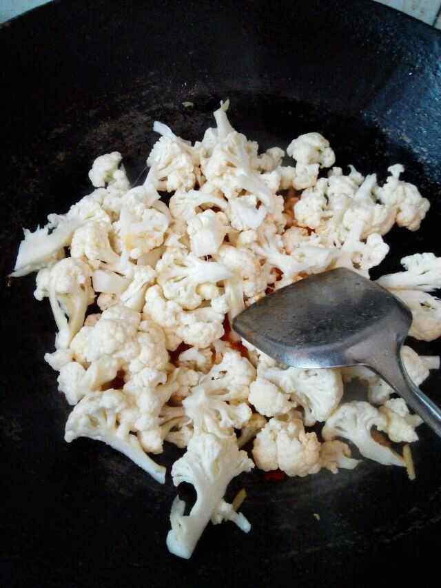 花菜肉片步骤5