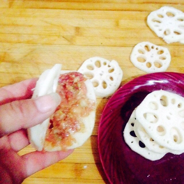 香酥藕盒步骤6