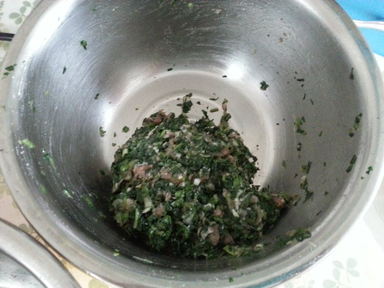 鲜肉莆公英水饺步骤5