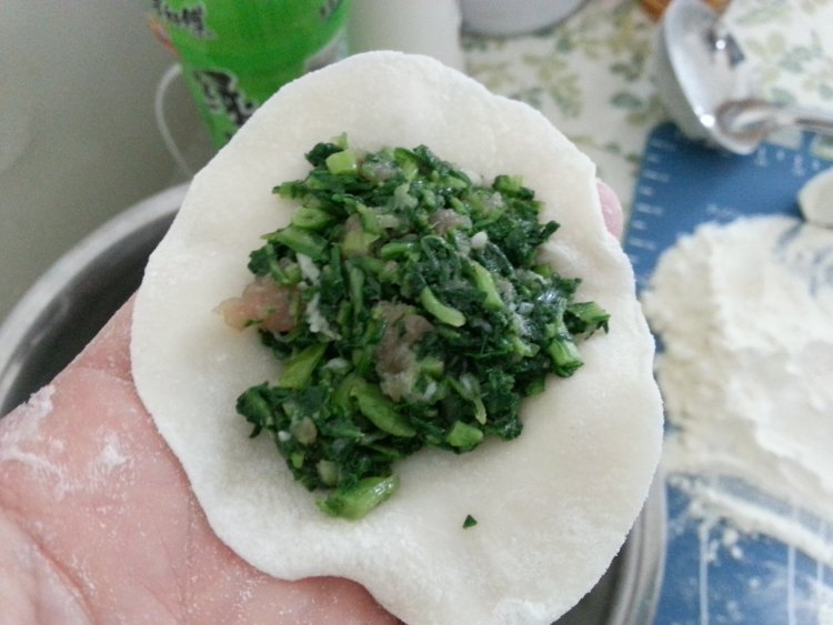 鲜肉莆公英水饺步骤9