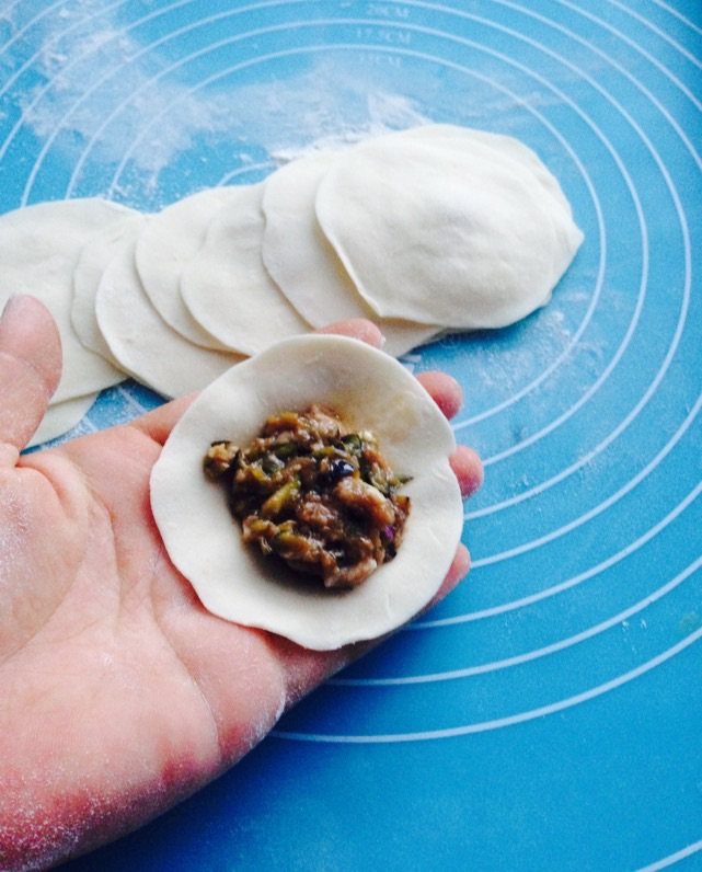茄子肉饺子步骤13