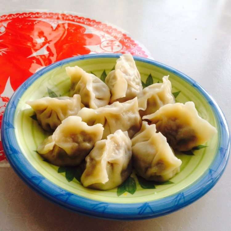 茄子肉饺子步骤19