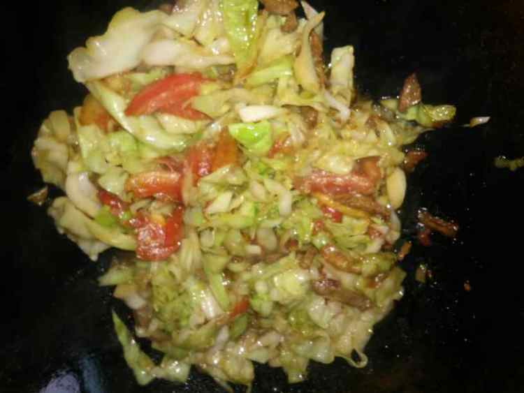 大头菜西红柿炒肉步骤10