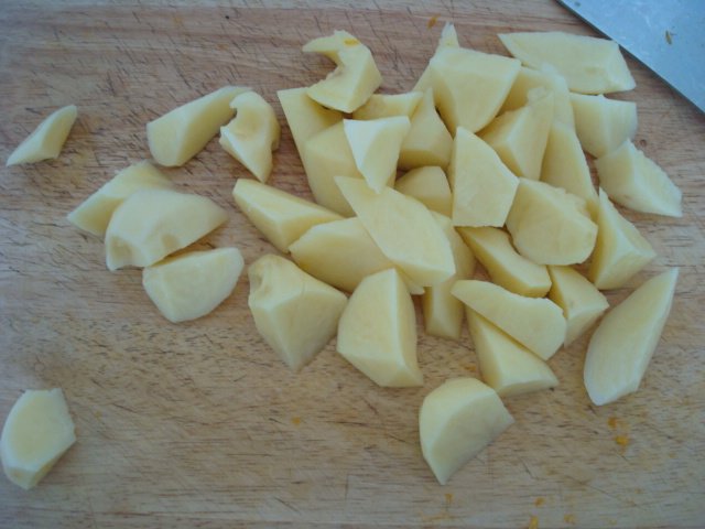 土豆豆角南瓜大烩菜步骤4