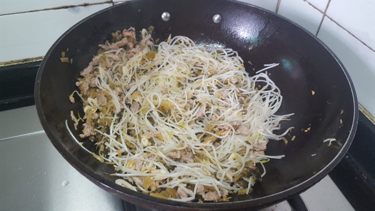 咸菜猪肉饼步骤5