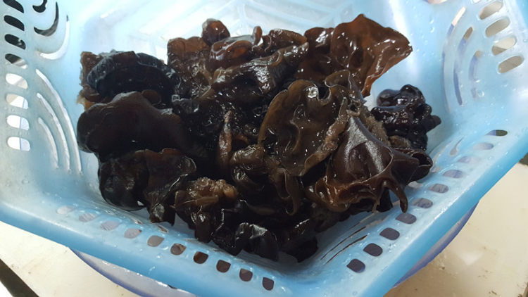 木耳炒香干步骤1