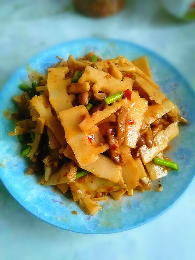 肉丝竹笋步骤10