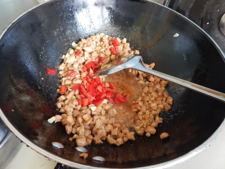 黄豆酱黄瓜肉丁步骤10