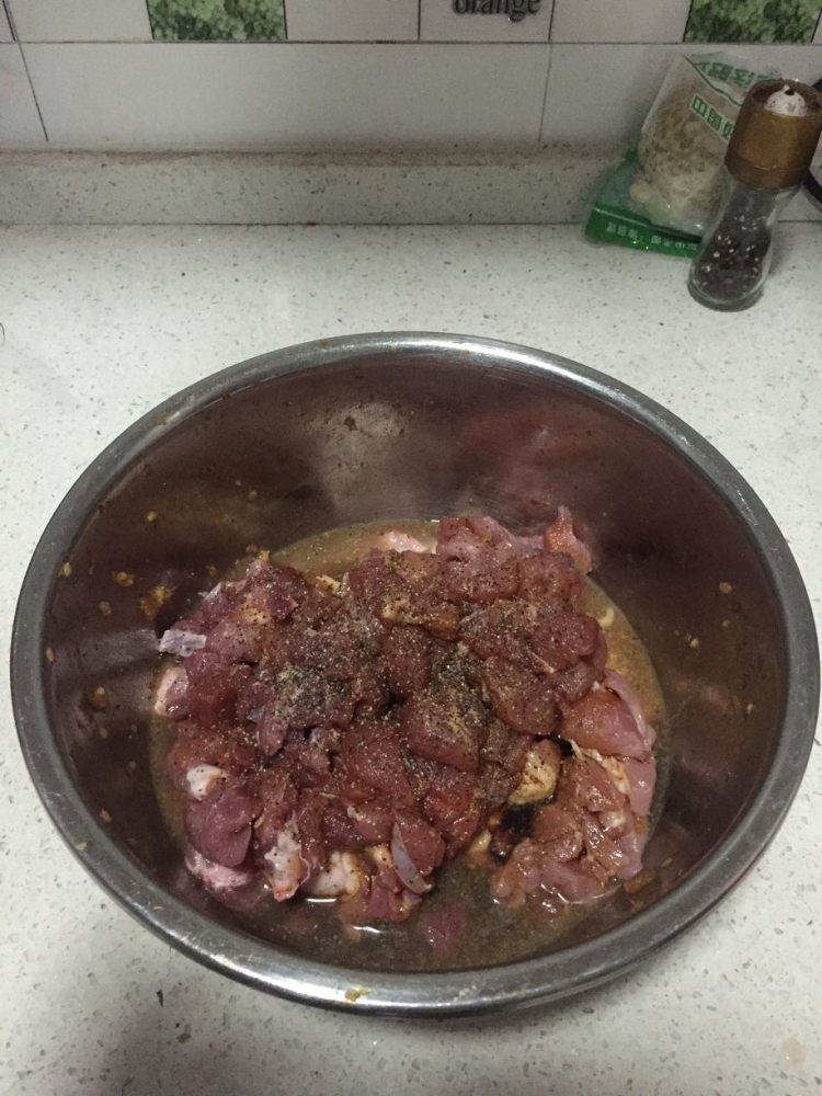 黑胡椒猪肉肠步骤2