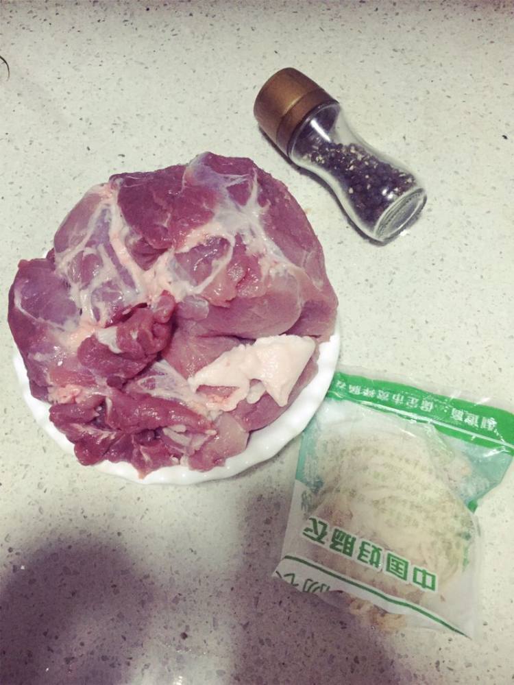 黑胡椒猪肉肠步骤1