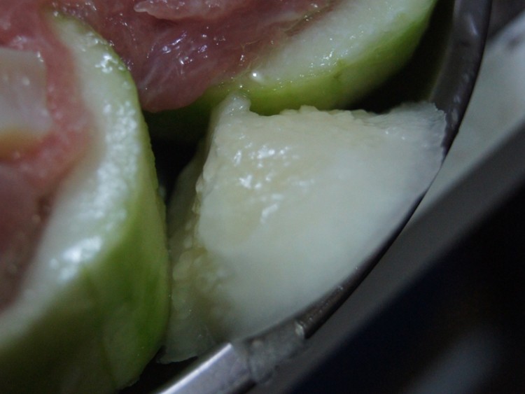 瑶柱肉饼蒸节瓜步骤4