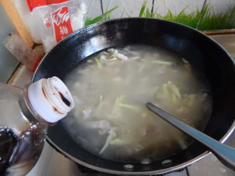 西红柿肉丝煮年糕步骤13