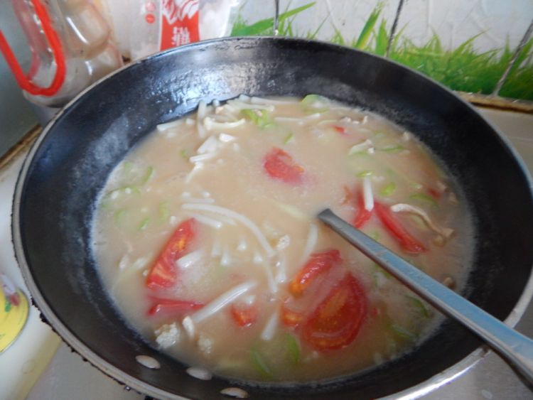 西红柿肉丝煮年糕步骤19