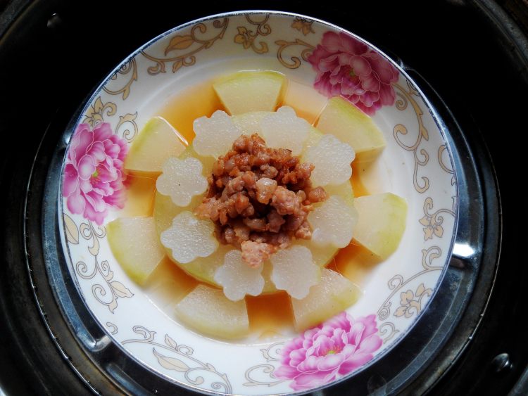 枸杞肉末蒸冬瓜步骤14