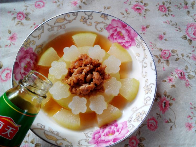 枸杞肉末蒸冬瓜步骤15
