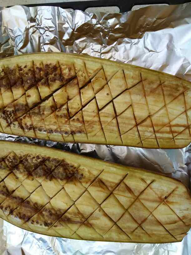 酱香肉沫烤茄子步骤3