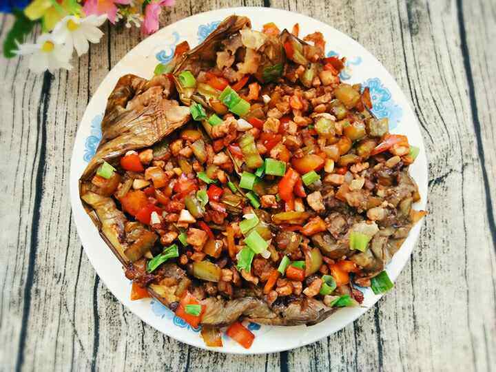 酱香肉沫烤茄子步骤10