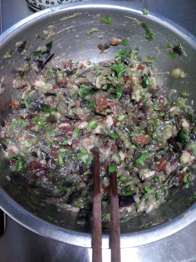 茄子馅饺子步骤4