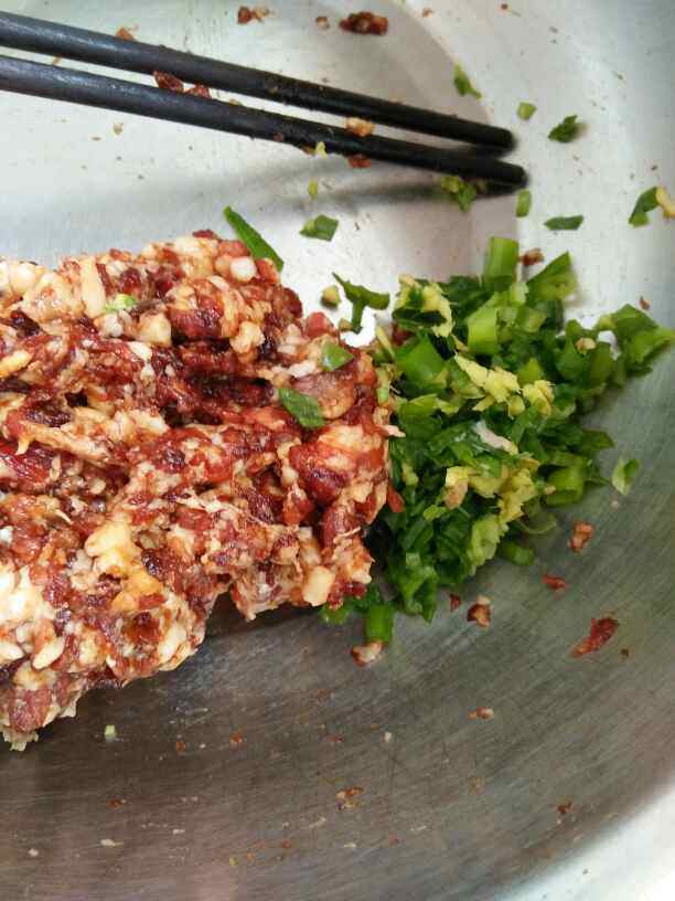 油麦菜肉馅饼步骤4