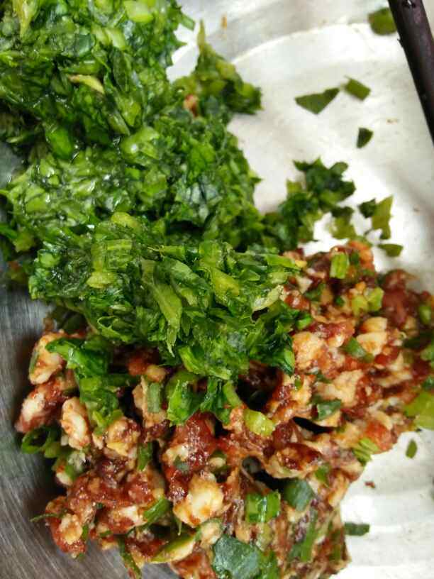 油麦菜肉馅饼步骤5