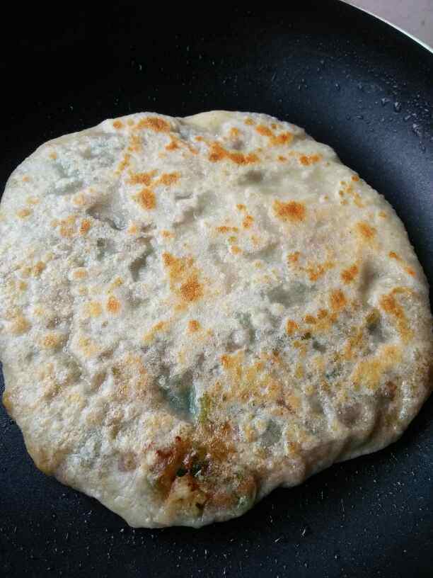 油麦菜肉馅饼步骤12