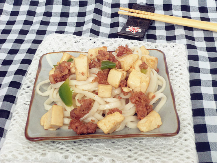 肉末豆腐拌面步骤10