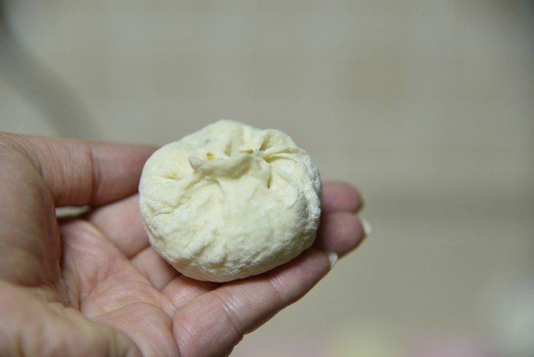 豇豆猪肉生煎包步骤16