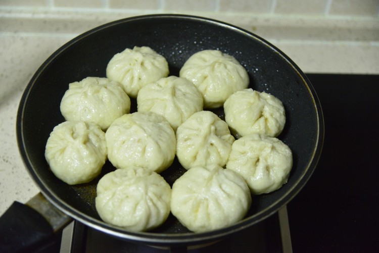 豇豆猪肉生煎包步骤21