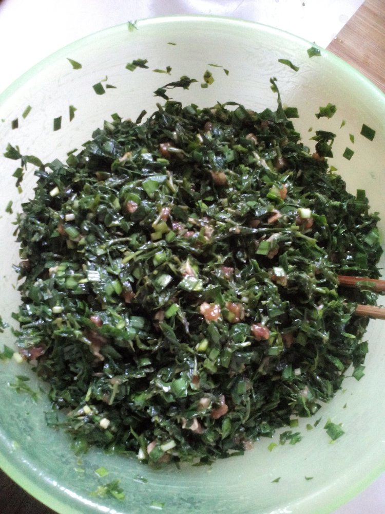 蚂蚱菜煎包步骤5