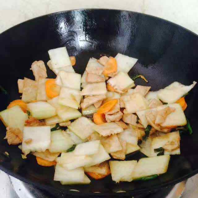 小炒冬瓜肉片步骤6