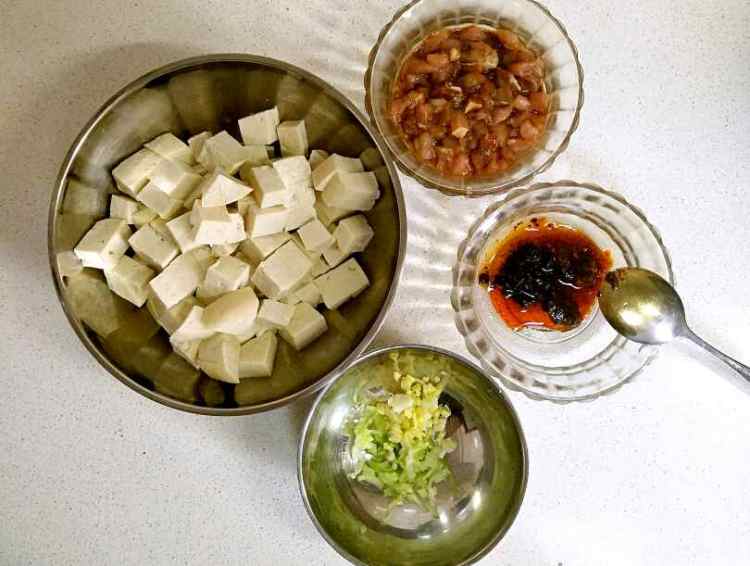 麻婆豆腐#新鲜从这里步骤2