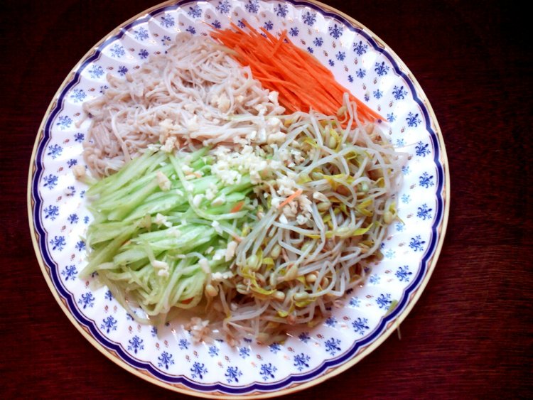 肉酱拌凉菜#新鲜从这步骤5