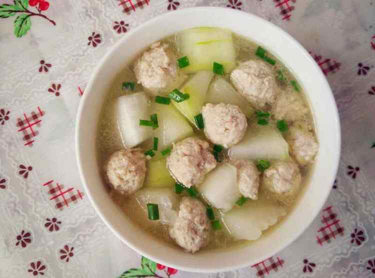 冬瓜肉丸汤#新鲜从这步骤10