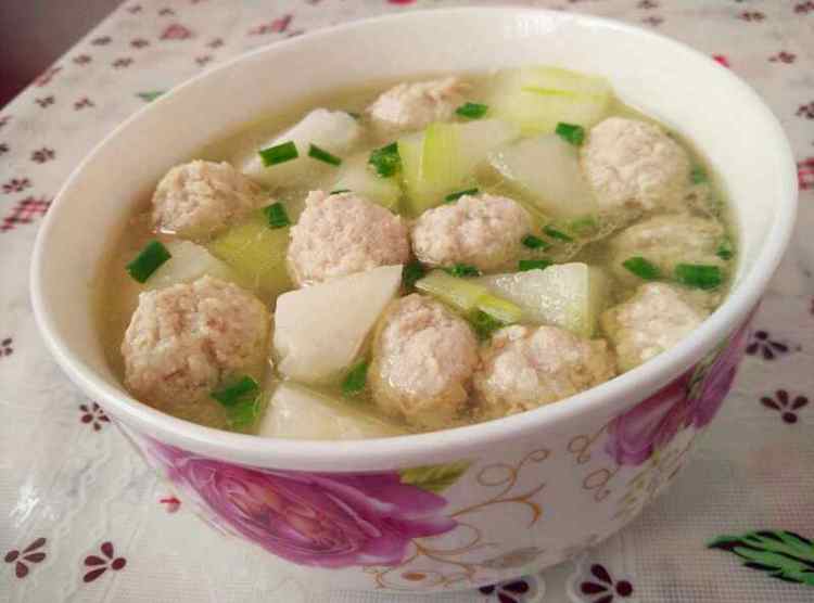 冬瓜肉丸汤#新鲜从这步骤11