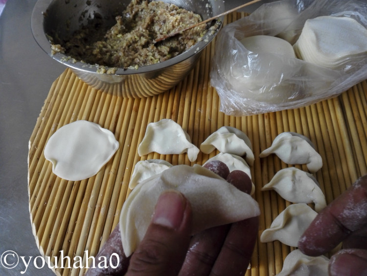 椎茸包菜饺子#新鲜从步骤7