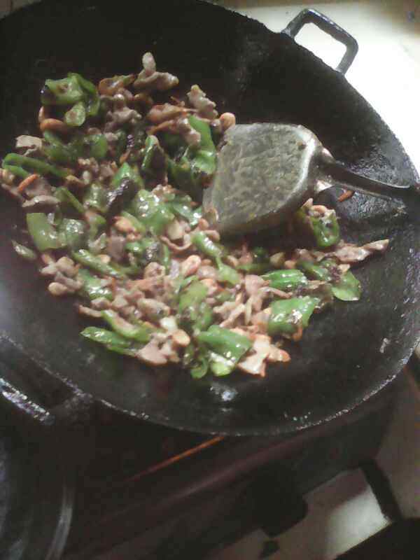 辣椒肉炒虾#新鲜从这步骤4