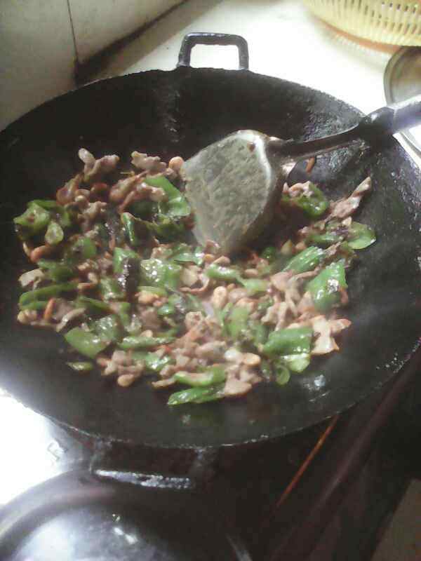 辣椒肉炒虾#新鲜从这步骤3