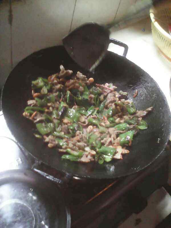 辣椒肉炒虾#新鲜从这步骤5