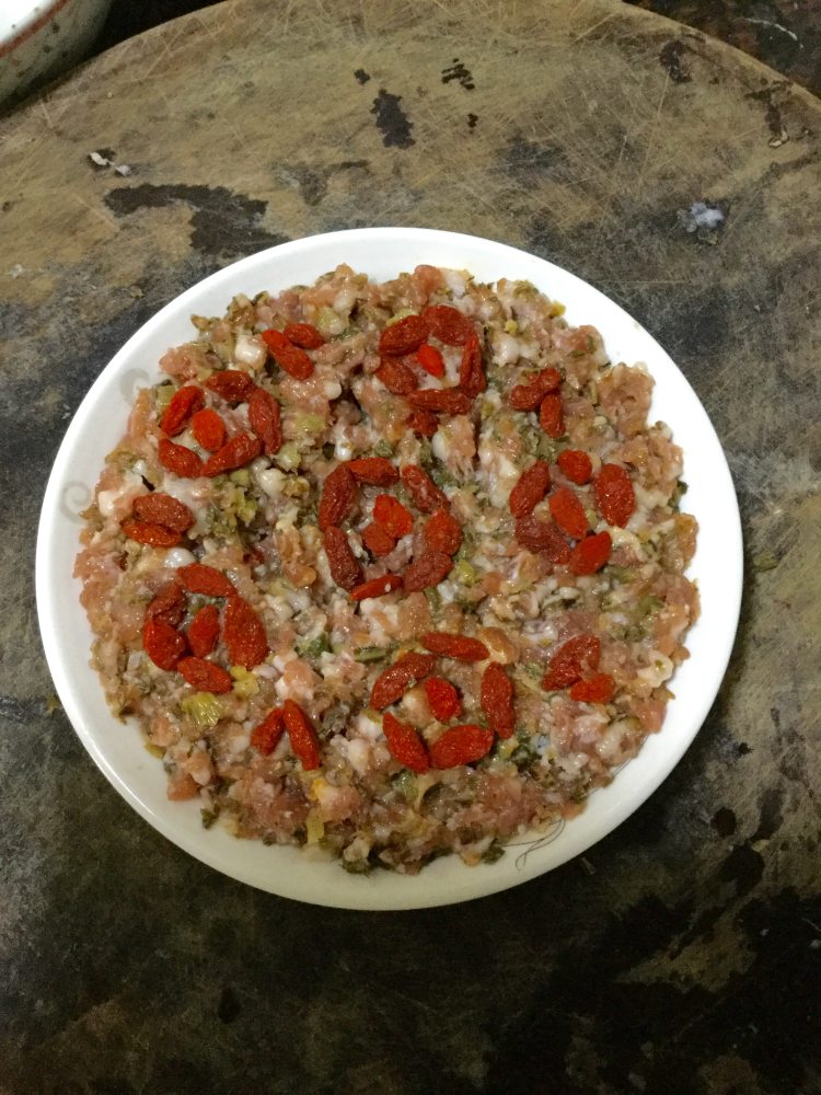 蒸梅菜肉饼步骤5