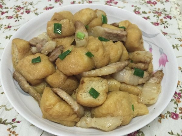 油豆腐炒肉片步骤10