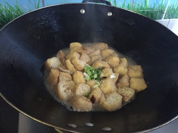 油豆腐炒肉片步骤9