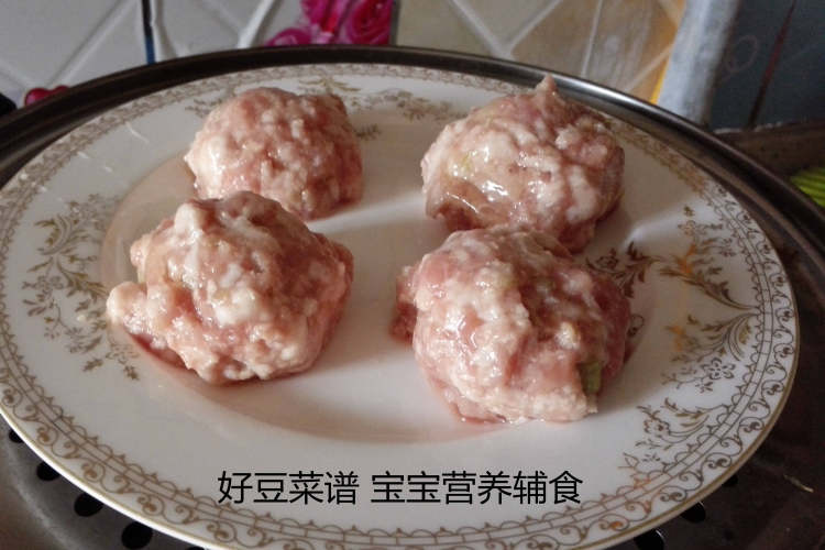 清蒸狮子头步骤6