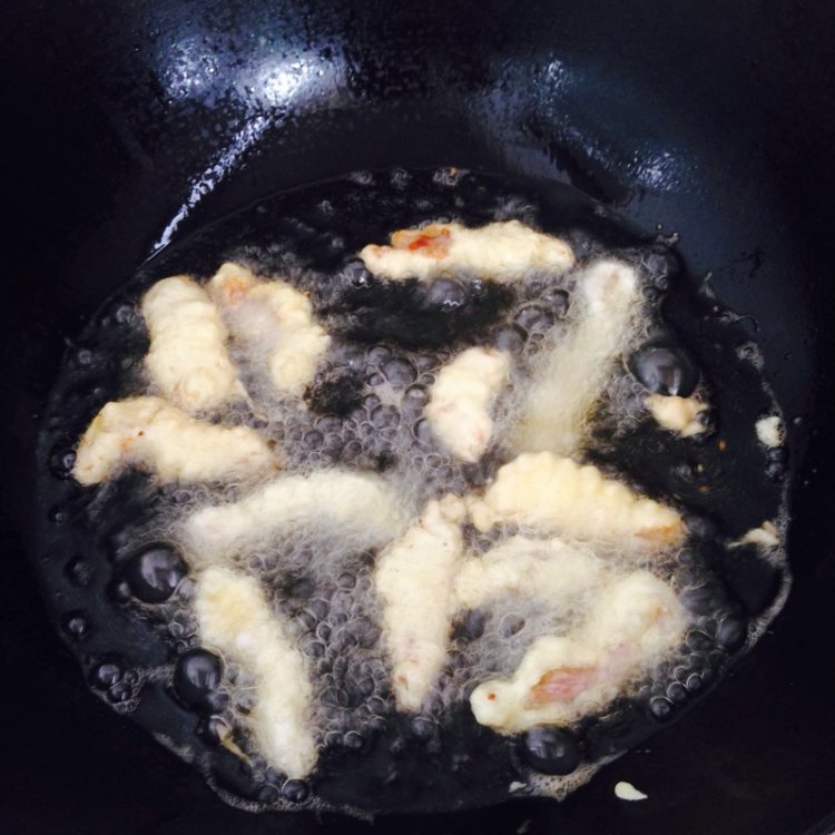 孜然里脊肉步骤7