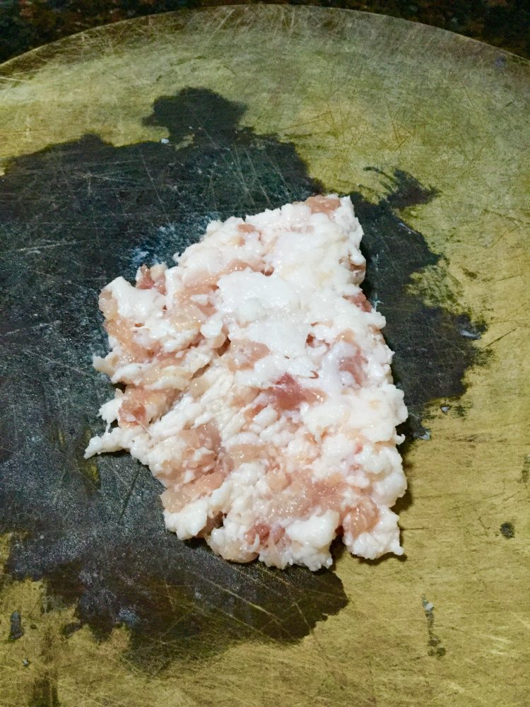 肉糜捞面步骤1