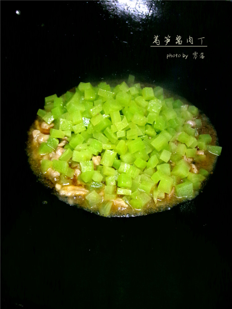 【沙茶美食】莴笋酱肉步骤8