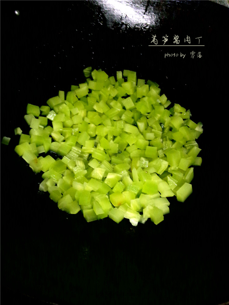 【沙茶美食】莴笋酱肉步骤5