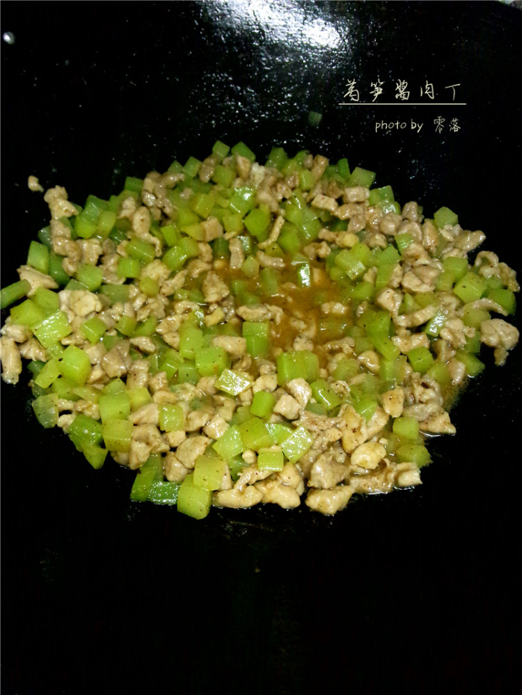 【沙茶美食】莴笋酱肉步骤9